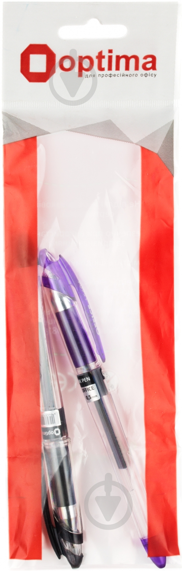 Набор ручек гелевых Optima Geller Office Value O10547 2 шт. - фото 3