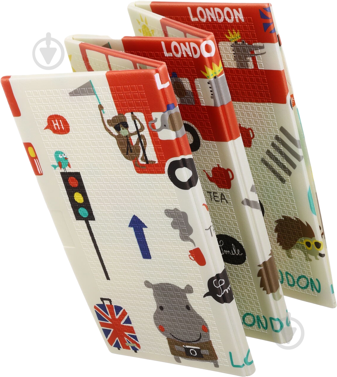 Ігровий килимок Bambinelli 150х196х0.8 см в сумці HSP1125032/1/London/Animals - фото 6 Ігровий килимок Bambinelli 150х196х0.8 см в сумці HSP1125032/1/London/Animals - фото 6