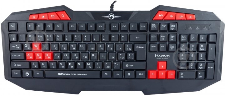 Клавиатура Marvo black (K602) - фото 2 Клавиатура Marvo black (K602) - фото 2