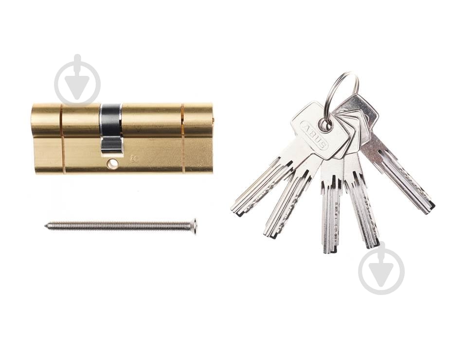Цилиндр Abus D6PS 30x40 ключ-ключ 70 мм матовая латунь - фото 2 Цилиндр Abus D6PS 30x40 ключ-ключ 70 мм матовая латунь - фото 2