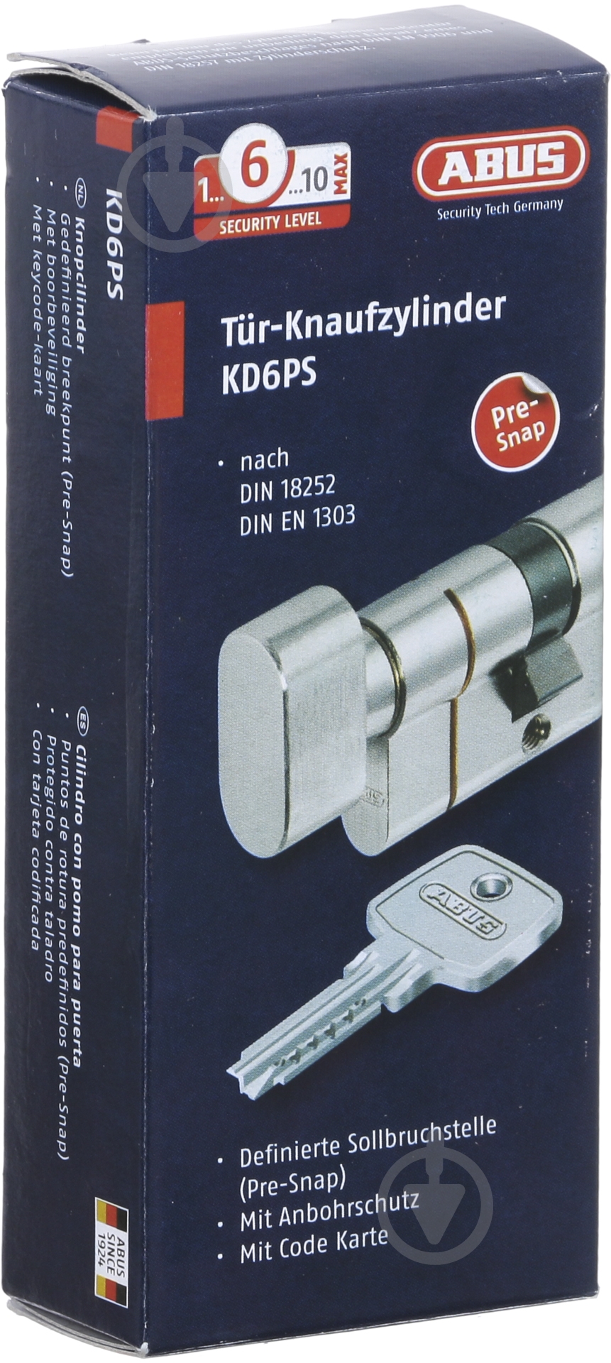 Цилиндр Abus KD6PS 40x30 ключ-вороток 70 мм латунь - фото 5 Цилиндр Abus KD6PS 40x30 ключ-вороток 70 мм латунь - фото 5