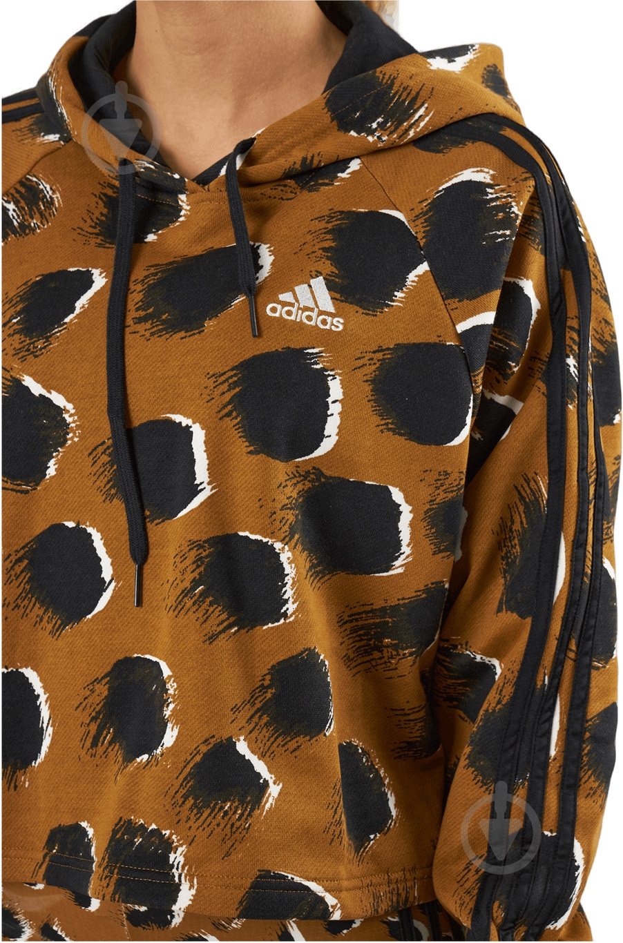 Джемпер Adidas Essentials IC8686 р.XS коричневый - фото 5 Джемпер Adidas Essentials IC8686 р.XS коричневый - фото 5
