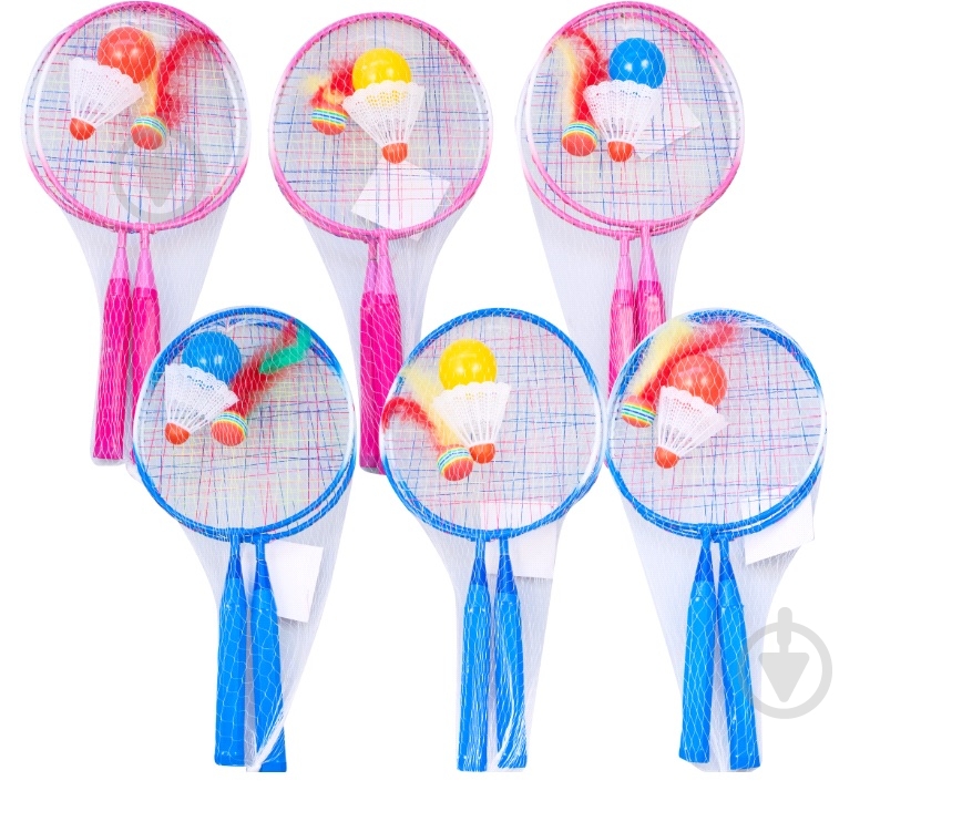 Набор для бадминтона Qunxing Toys KR-8972 - фото 1 Набор для бадминтона Qunxing Toys KR-8972 - фото 1