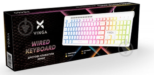 Клавиатура Vinga (KB-460 White) white - фото 4