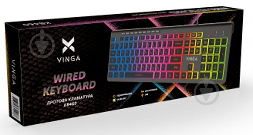 Клавиатура Vinga (KB-460 Black) black - фото 6