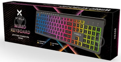 Клавиатура Vinga (KB-460 Black) black - фото 4