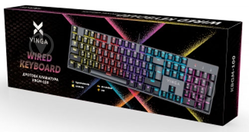 Клавиатура Vinga black (KBGM-100 Black) - фото 5