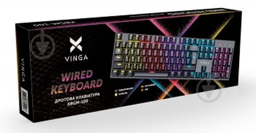Клавиатура Vinga black (KBGM-100 Black) - фото 4