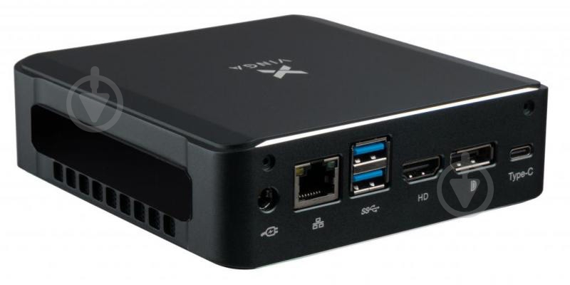 Компьютер Vinga Mini PC V600 (V6008565U.8256) black - фото 3