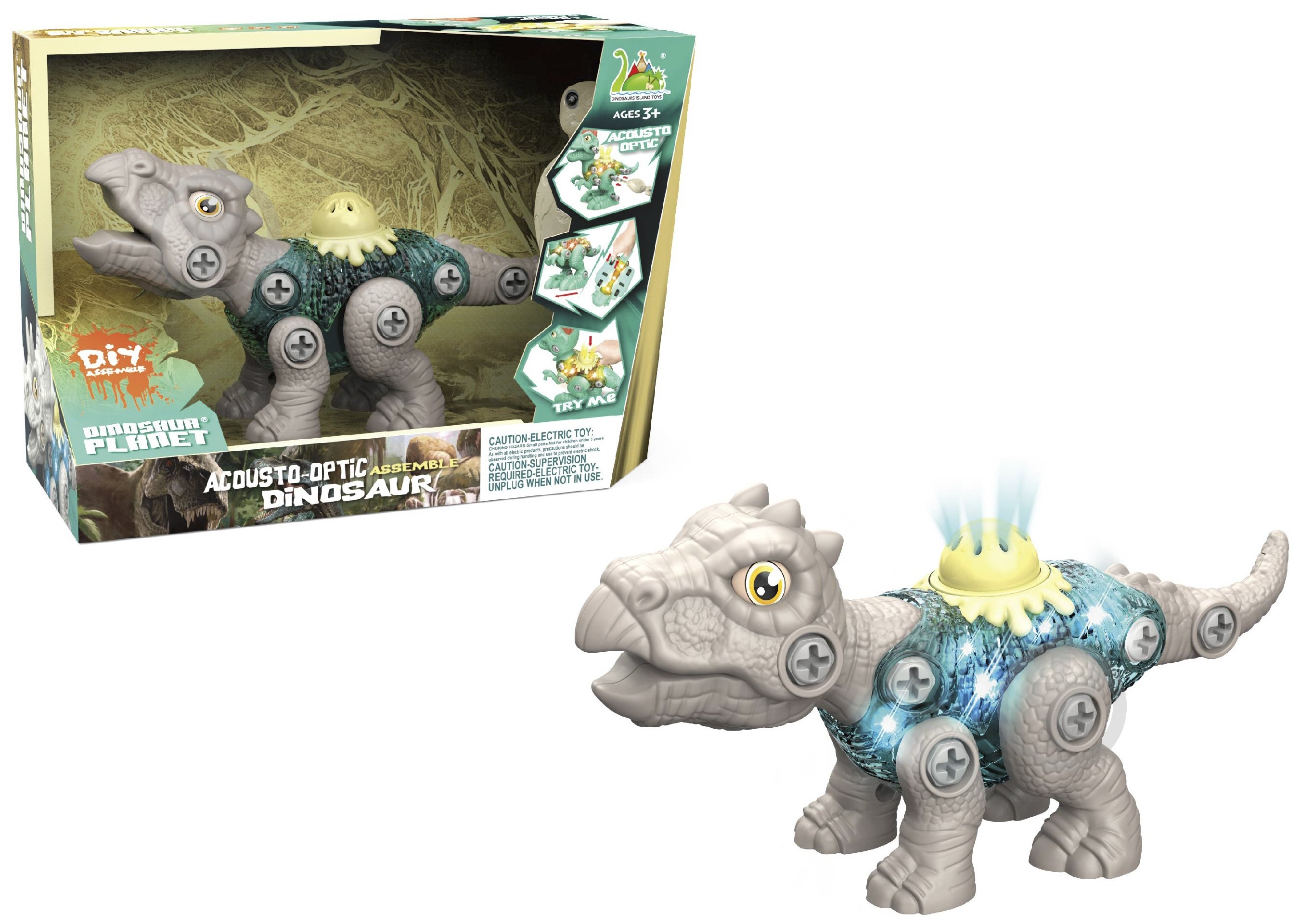 Динозавр DINOSAURS'ISLAND TOYS Стегозавр RS018D - фото 1