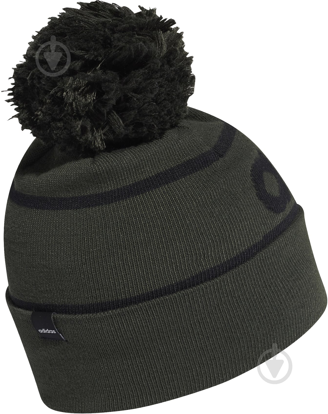 Шапка Adidas Logo Pom Woolie GE1167 р.L зеленый - фото 3