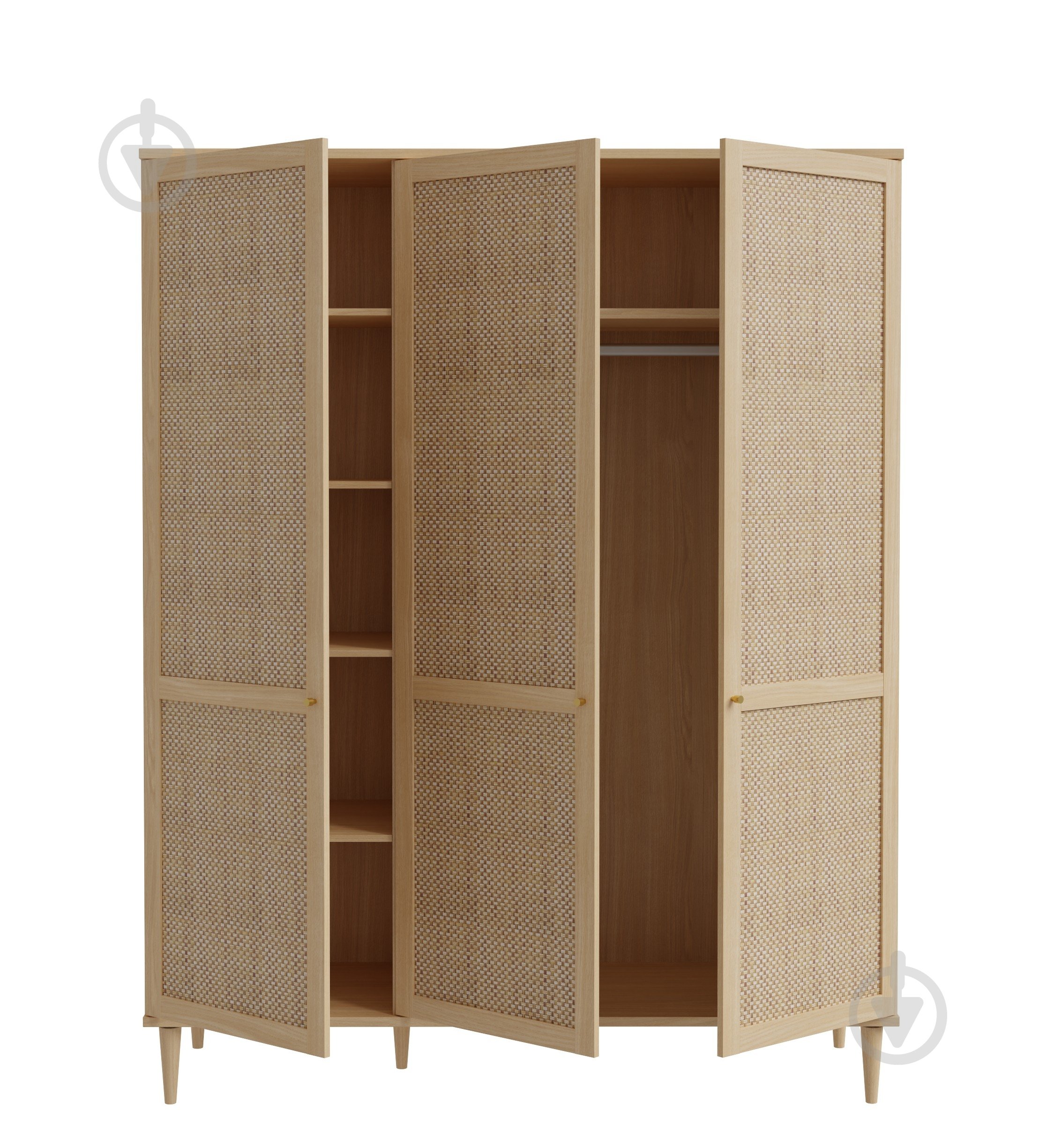 Шкаф Forte Meble 3d CALASETTA 2081х1648х521 мм дуб элегант / дуб элегант - фото 4