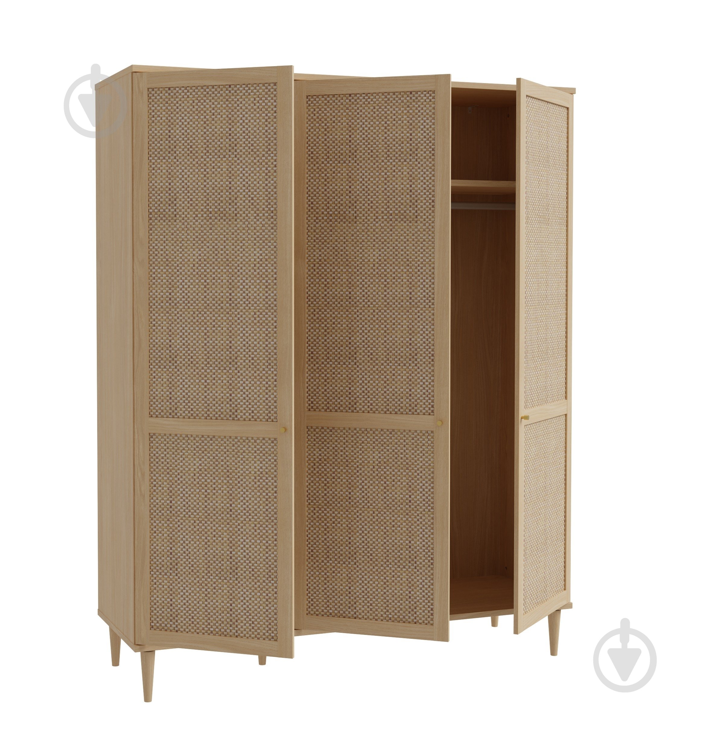 Шкаф Forte Meble 3d CALASETTA 2081х1648х521 мм дуб элегант / дуб элегант - фото 5