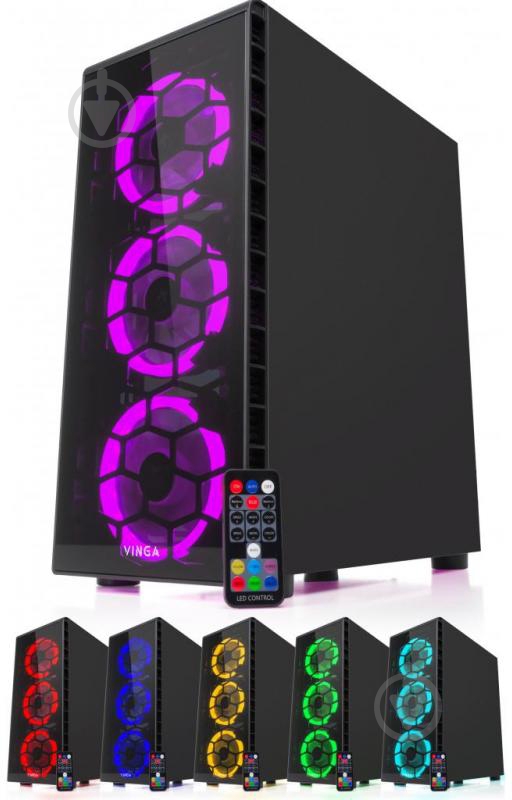 Компьютер Vinga Wolverine A4573 (I3M16G3060.A4573) black - фото 3