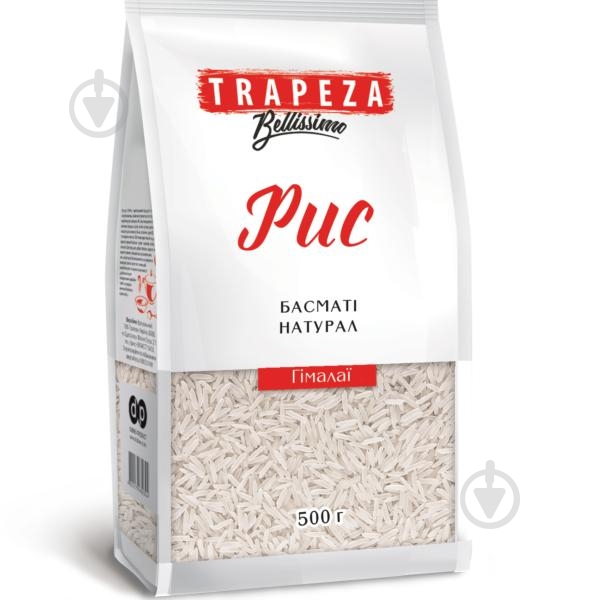 Рис ТРАПЕЗА Басмати натурал Гималаи 500 г - фото 1