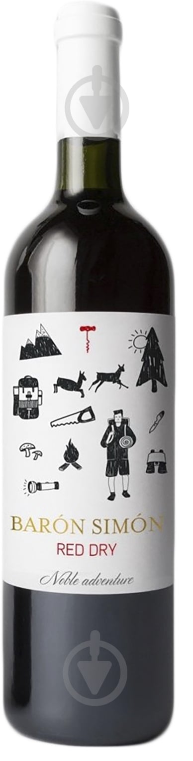 Вино Baron Simon Tinto красное сухое 0,75 л - фото 1