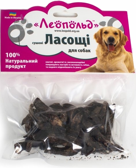 Лакомство Леопольд сердце сушеное 100 г 4820185492065 - фото 1