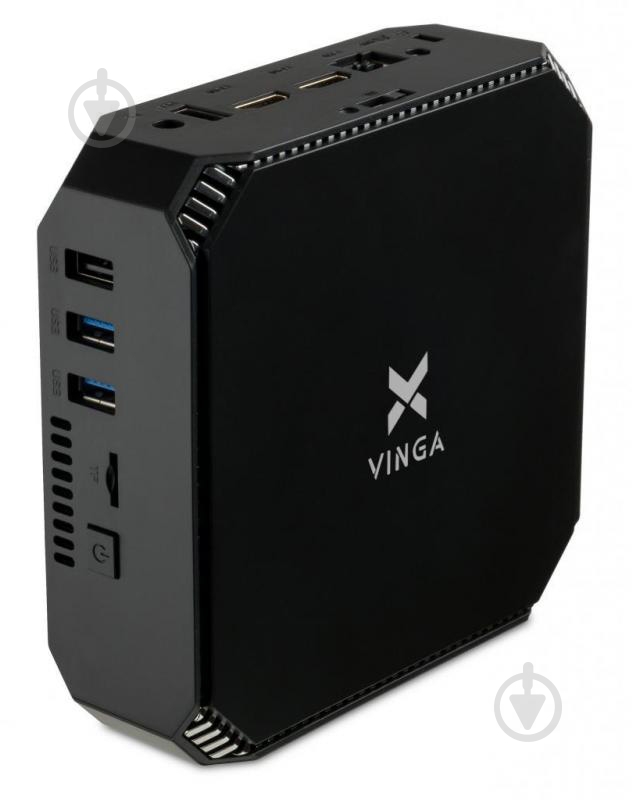 Компьютер Vinga Mini PC V500 (V500J4125.) black - фото 3