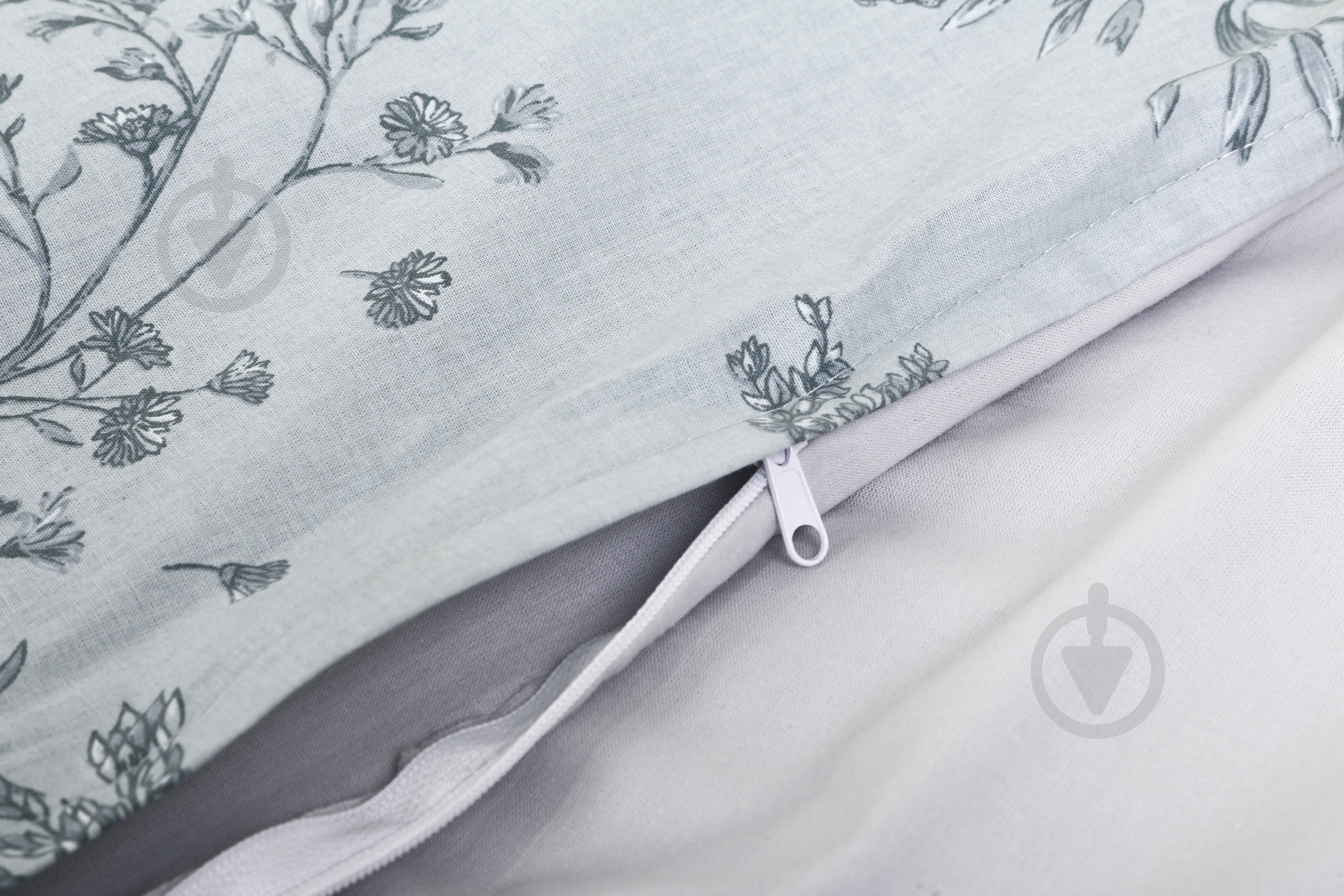 Пододеяльник Meadow 160x220 см голубой Luna - фото 2