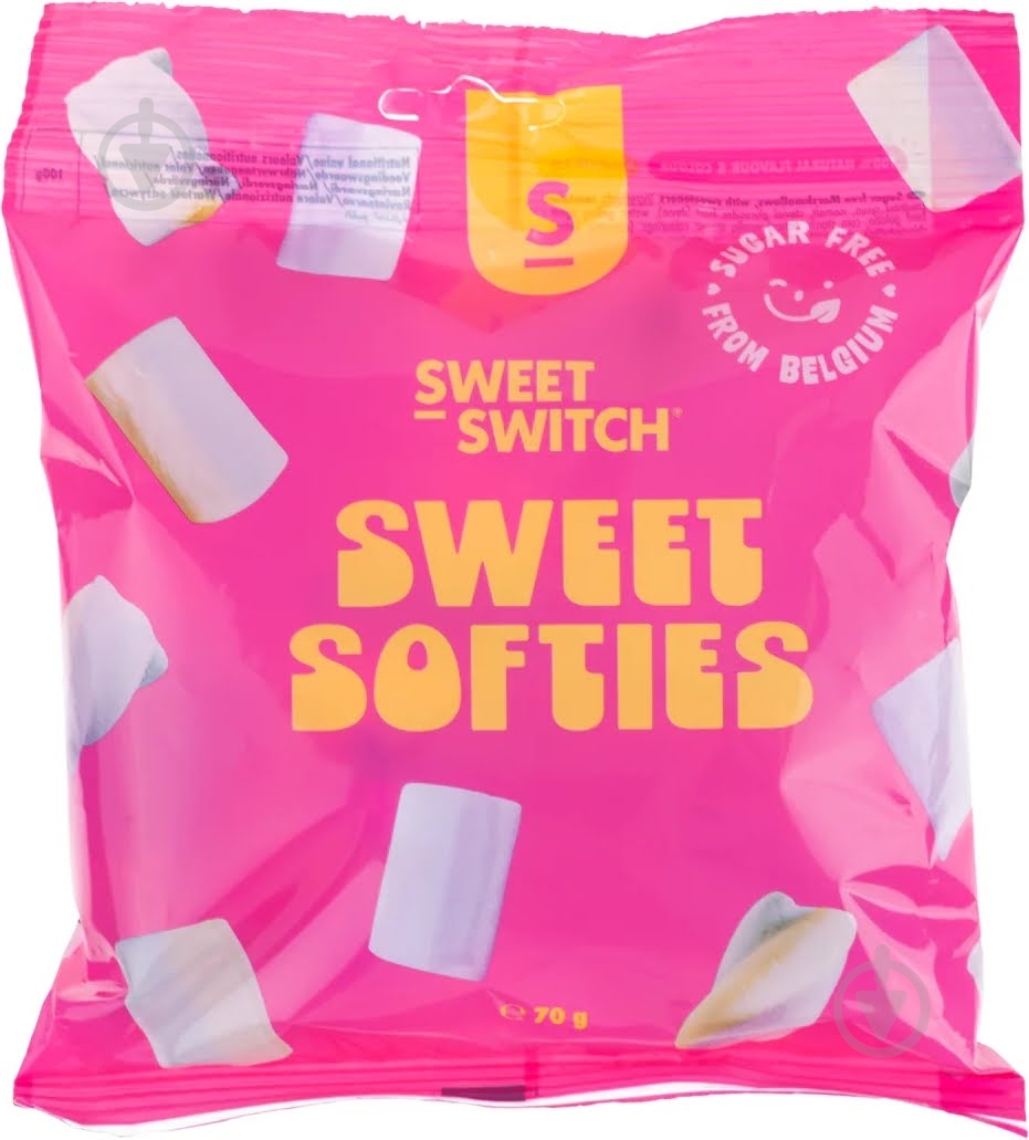 Маршмеллоу SWEET-SWITCH с подсластителями 70г - фото 1