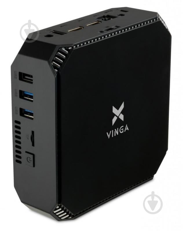 Компьютер Vinga Mini PC V500 (V500J4125.4120W1P) black - фото 1