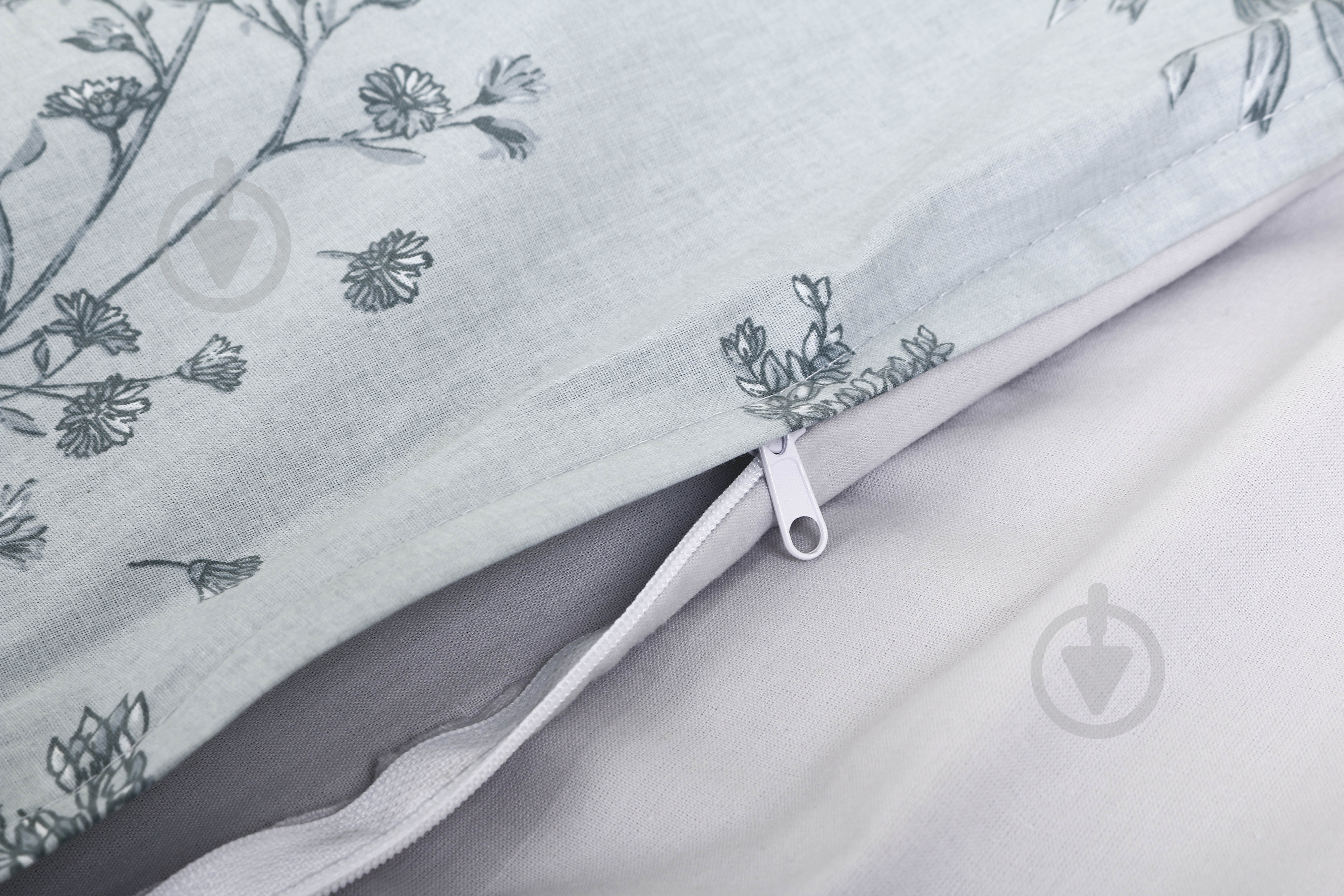 Пододеяльник Meadow 200x220 см голубой Luna - фото 2