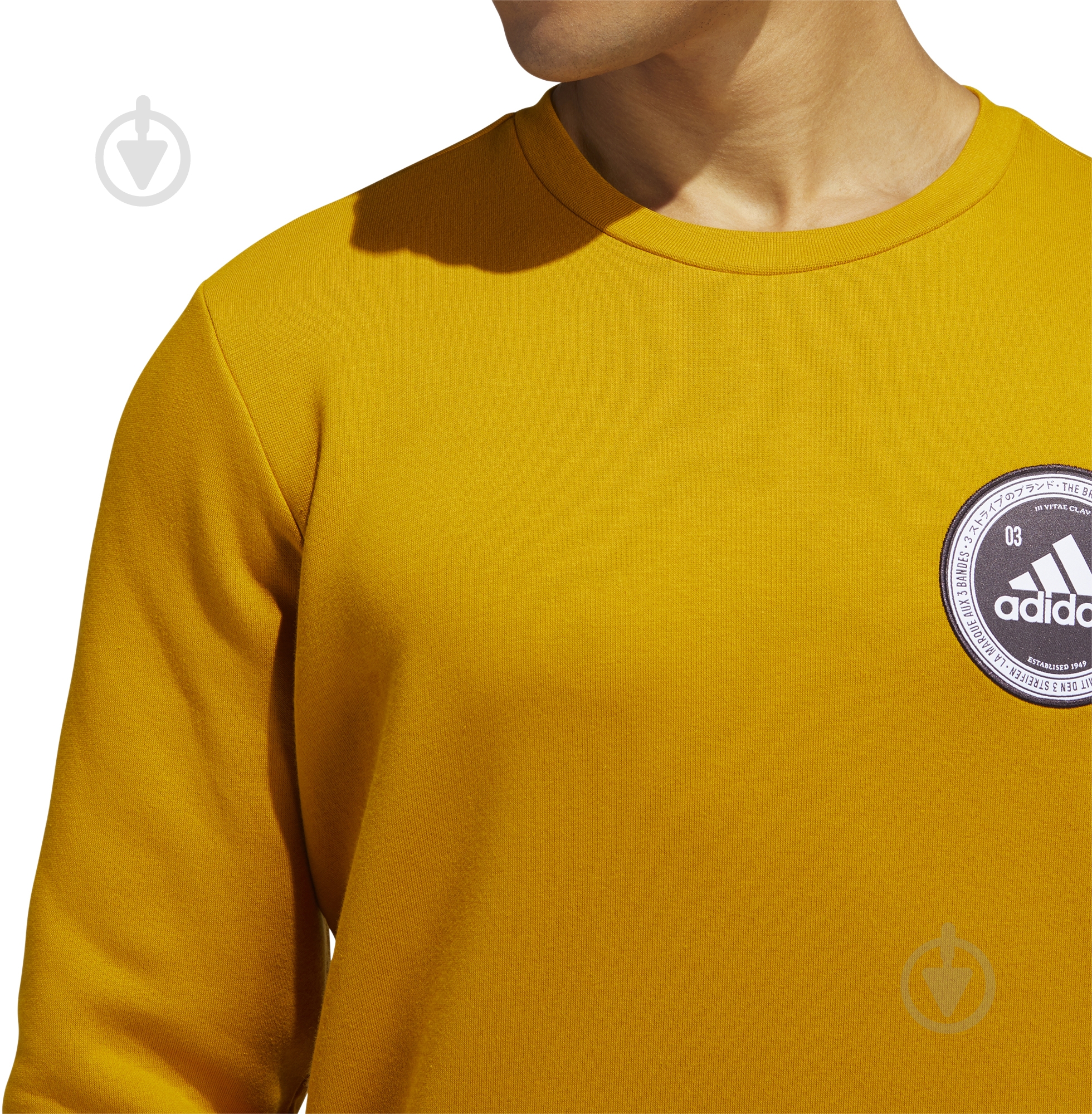 Свитшот Adidas COLLEGIATE CREW GE5524 р. M желтый - фото 5 Свитшот Adidas COLLEGIATE CREW GE5524 р. M желтый - фото 5
