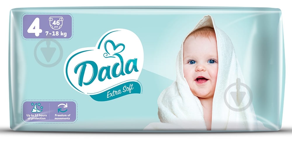 Подгузники Dada Extra Soft Maxi 4 7-18 кг 46 шт. - фото 1