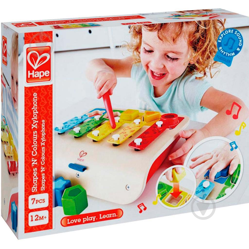 Сортер Hape ксилофон (E0334) (6943478018990) - фото 6