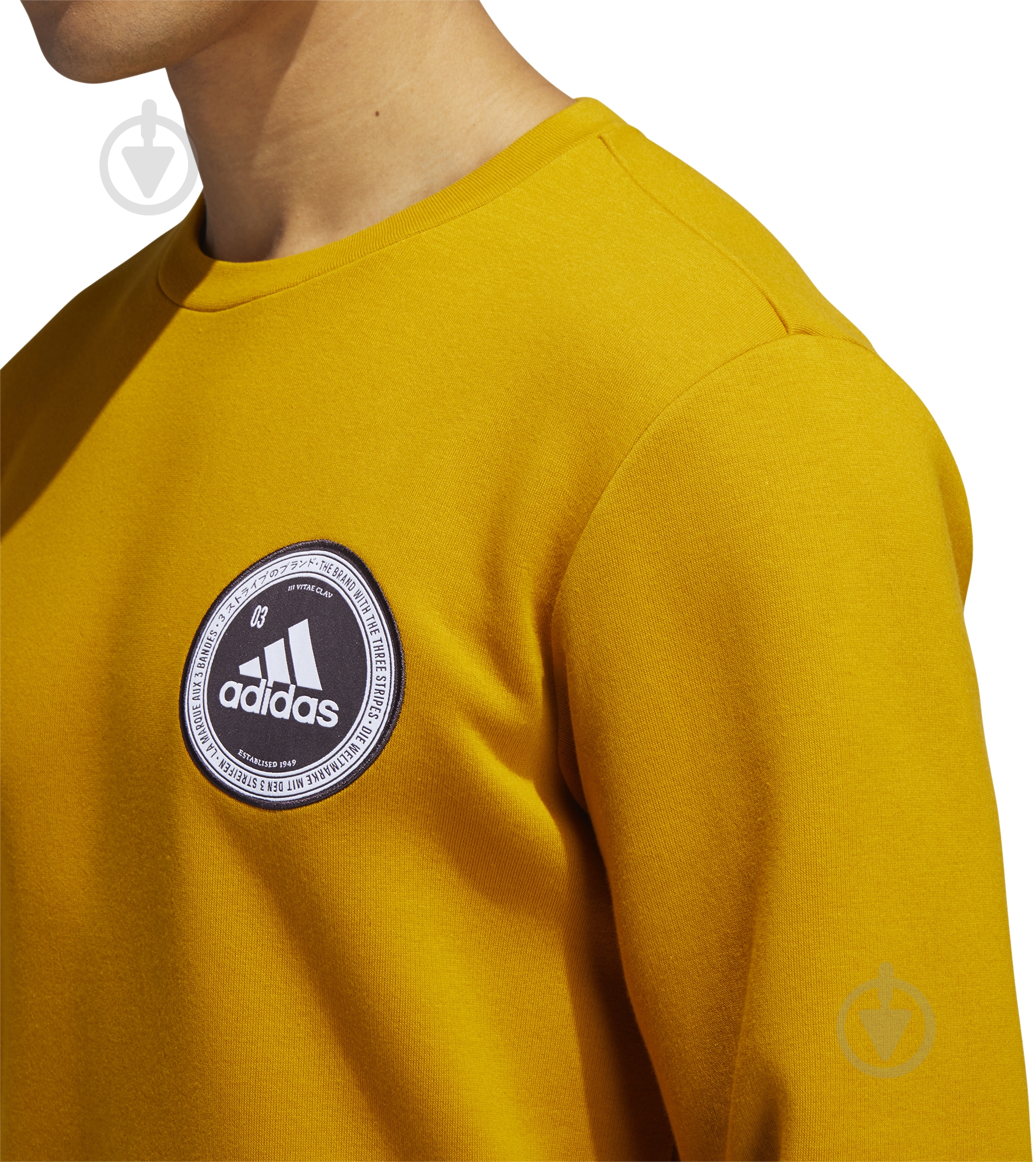 Світшот Adidas COLLEGIATE CREW GE5524 р. L жовтий - фото 7