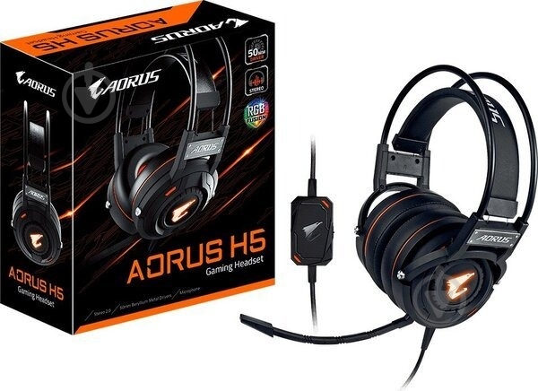 Гарнитура Gigabyte GAMING AORUS H5 (AORUS H5 CIR) - фото 6
