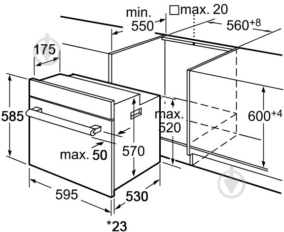 Духовой шкаф Perfelli BOE 6624 MIRROR - фото 14