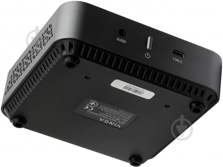 Компьютер Vinga Mini PC V600 (V600AM300U.16512) black/silver - фото 5