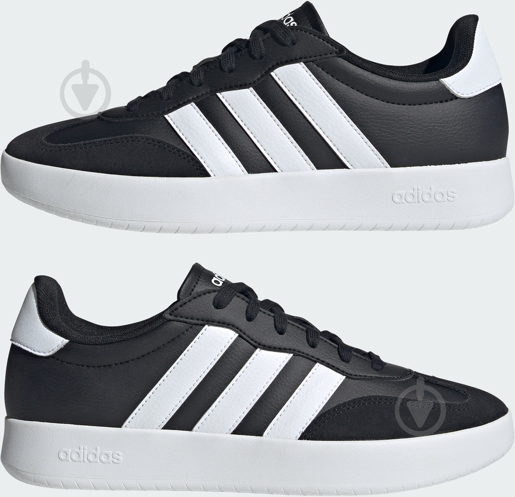 Кросівки чоловічі демісезонні Adidas BARREDA JI2307 р.40 2/3 чорні - фото 5