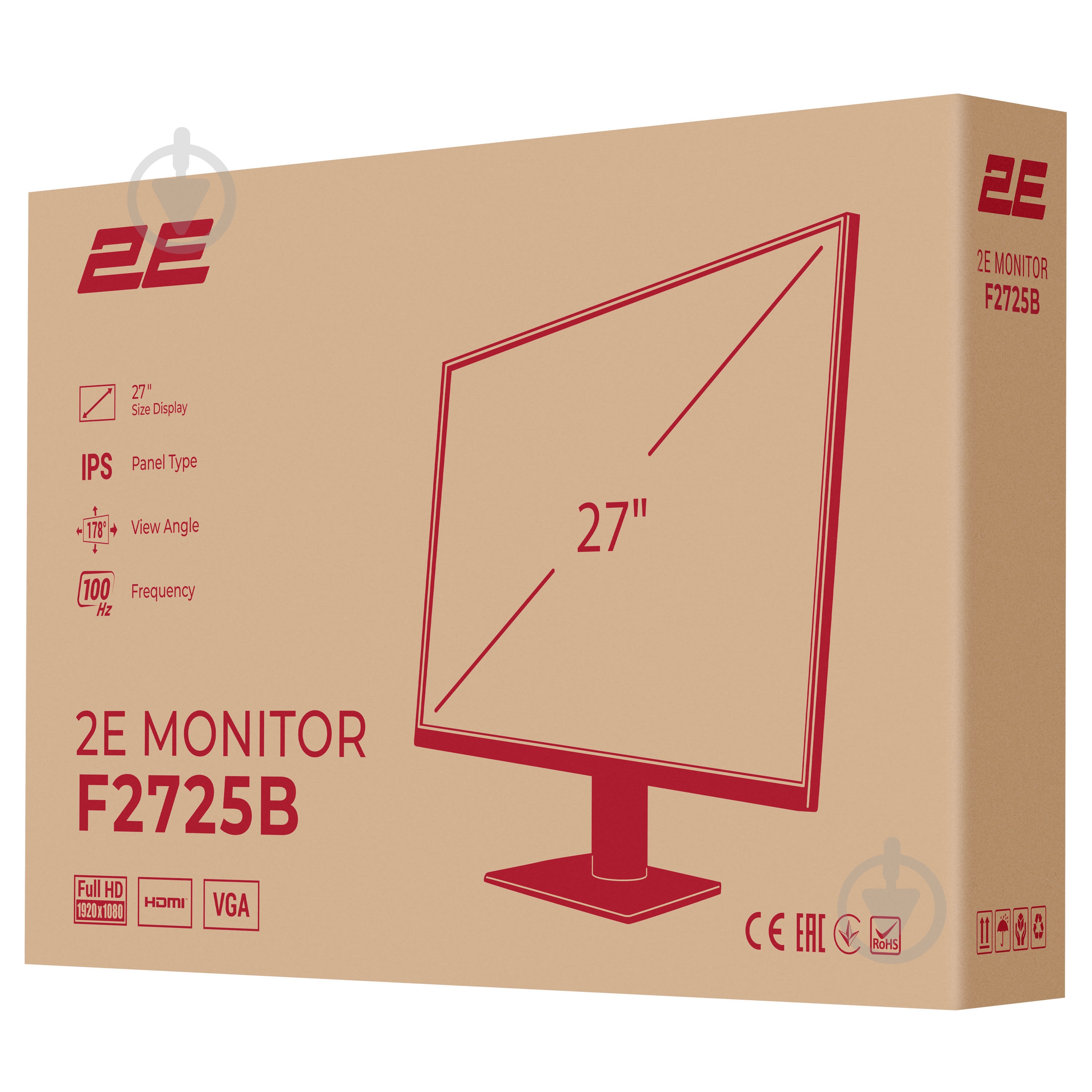 Монитор 2E F2725B 27" (2E-F2725B-01.EU) - фото 14