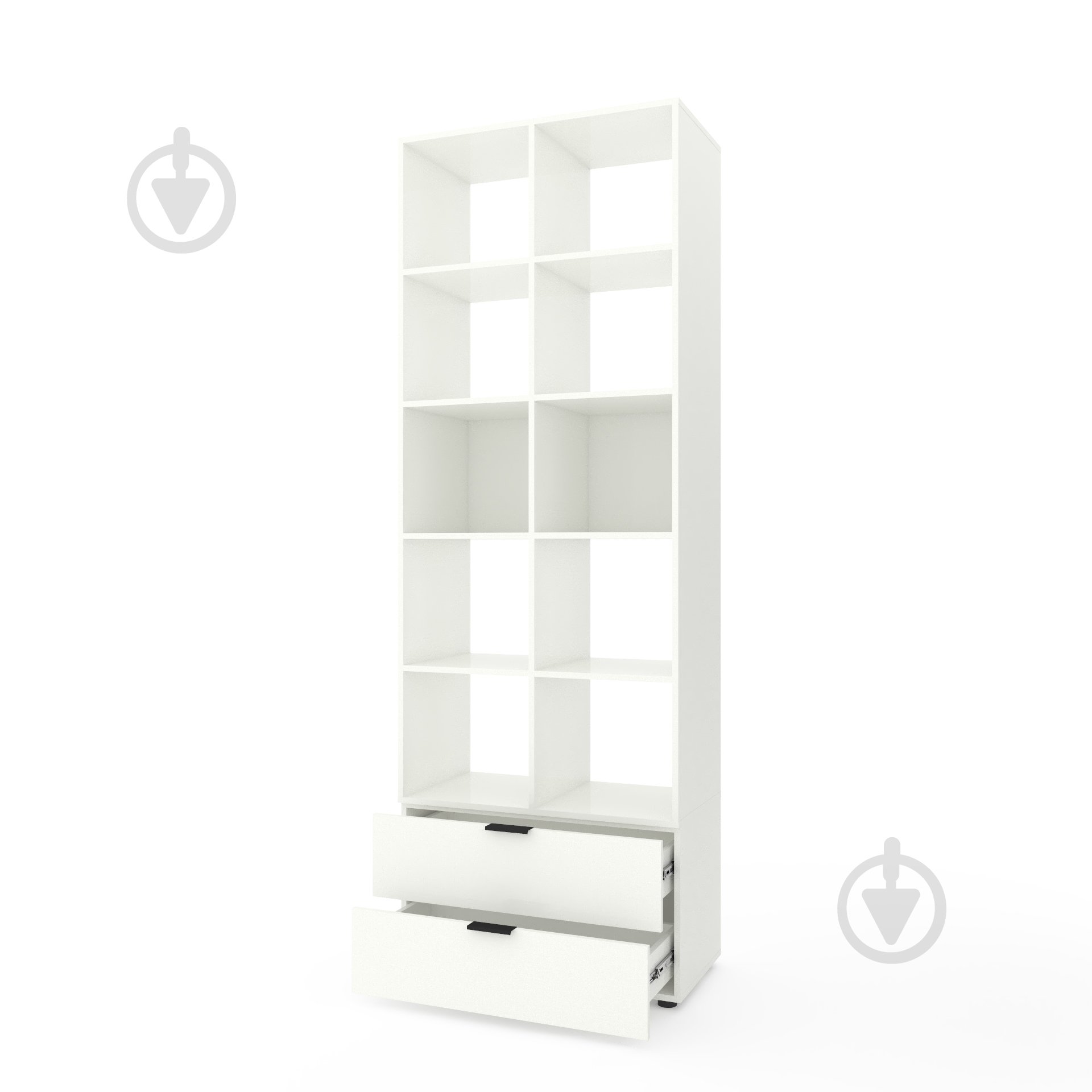 Шафа Metkas Home A033 2ш ЛДСП 2300х800х420 мм білий сніг / білий сніг - фото 2