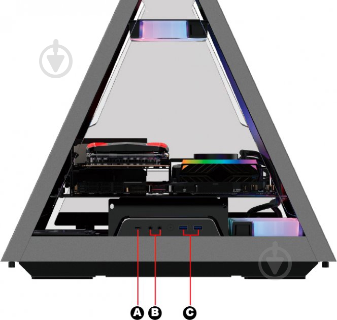 Корпус AZZA PYRAMID 804 (CSAZ-804X) - фото 12