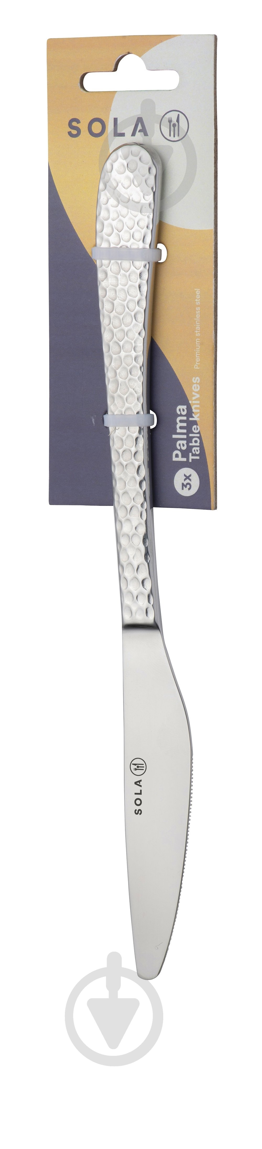 Набір столових ножів Sola Palma 3 шт. 3000428 - фото 1 Набір столових ножів Sola Palma 3 шт. 3000428 - фото 1