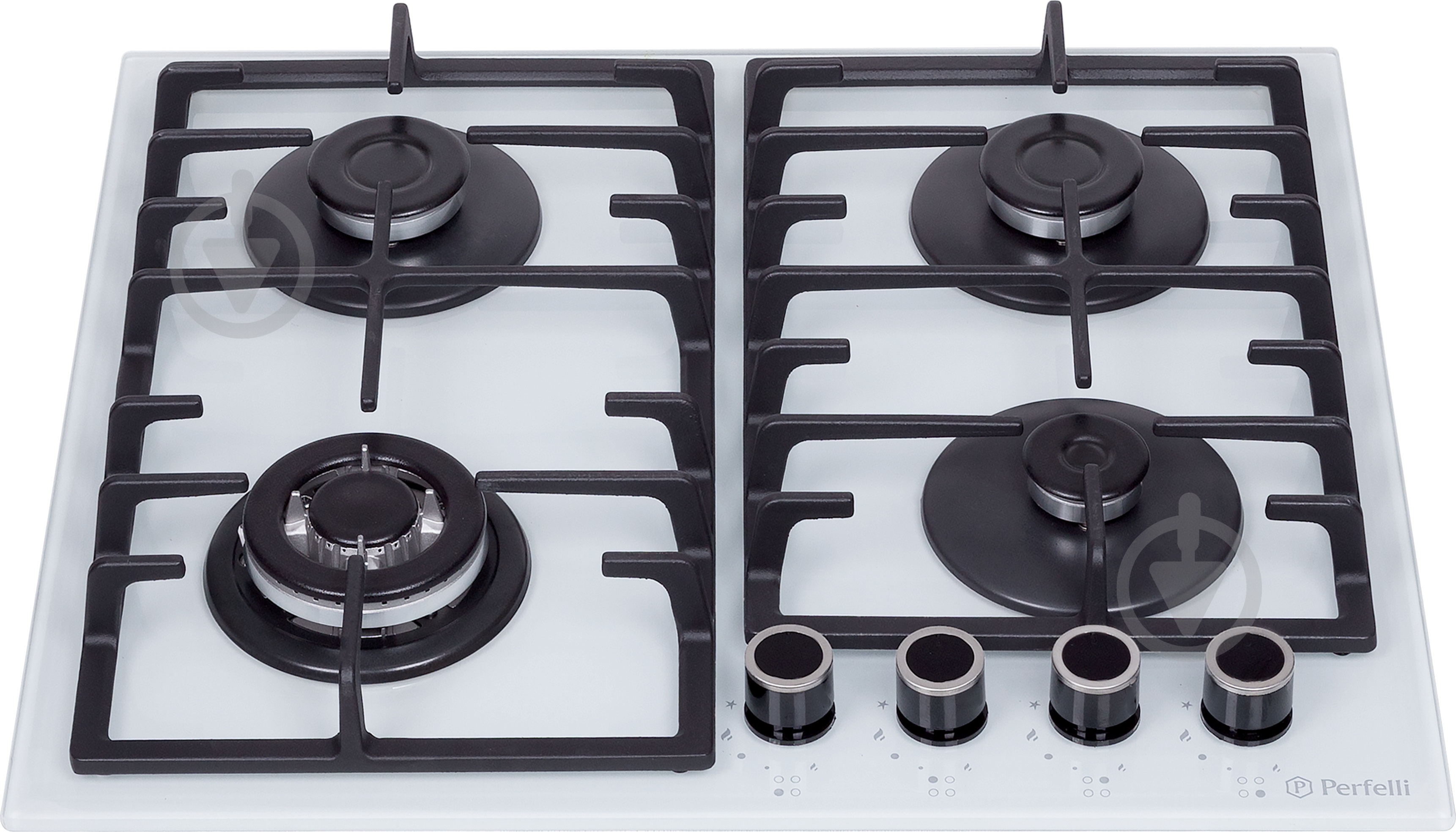 Варочная поверхность газовая Perfelli HGG 61623 WH - фото 2 Варочная поверхность газовая Perfelli HGG 61623 WH - фото 2