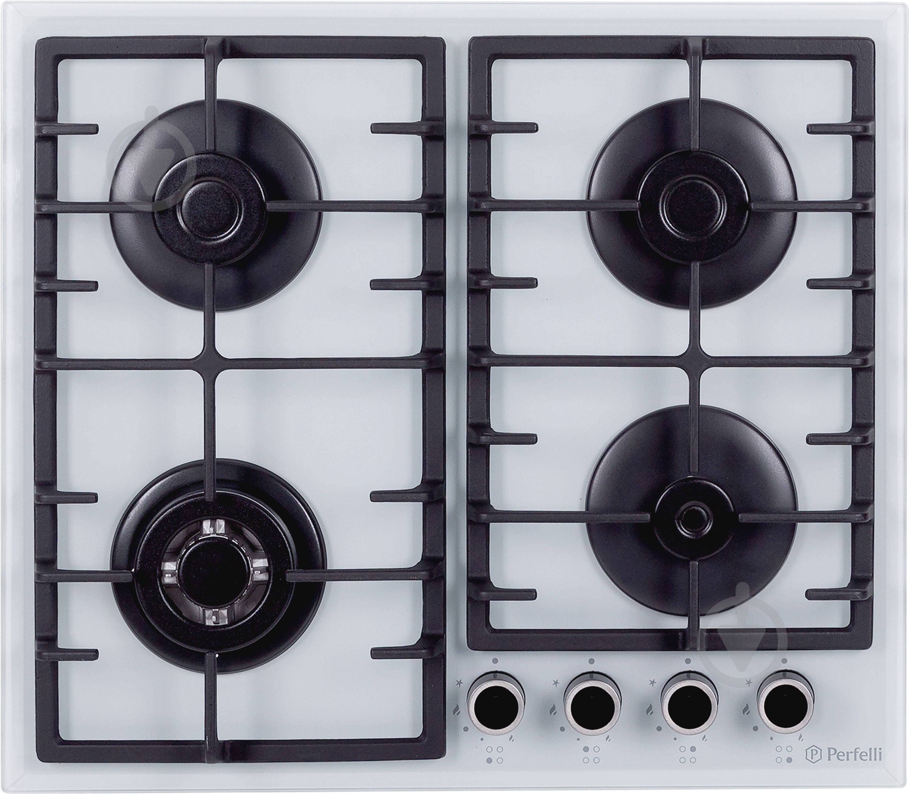 Варочная поверхность газовая Perfelli HGG 61623 WH - фото 1 Варочная поверхность газовая Perfelli HGG 61623 WH - фото 1