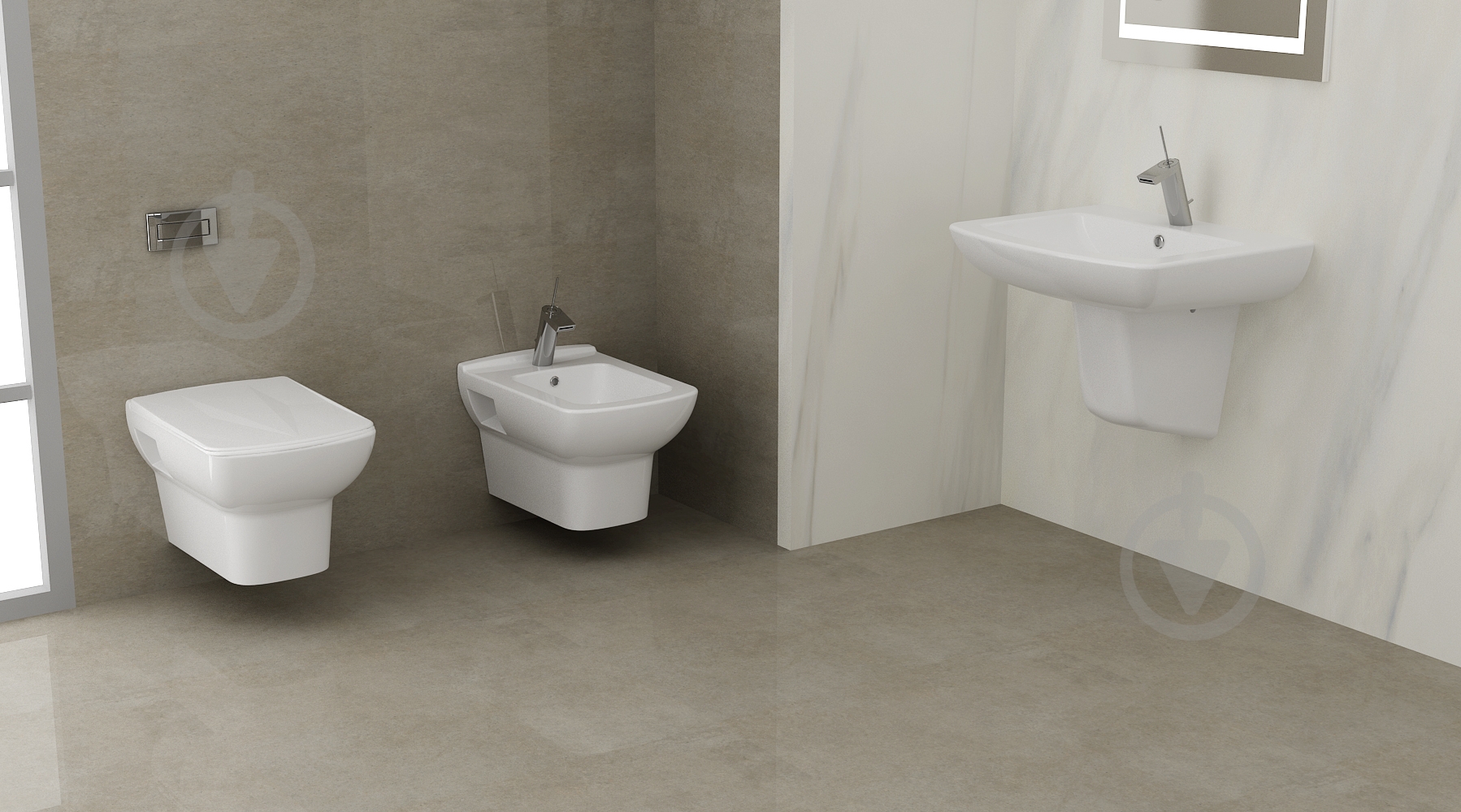 Биде подвесное Imprese Loreta i11031 - фото 3