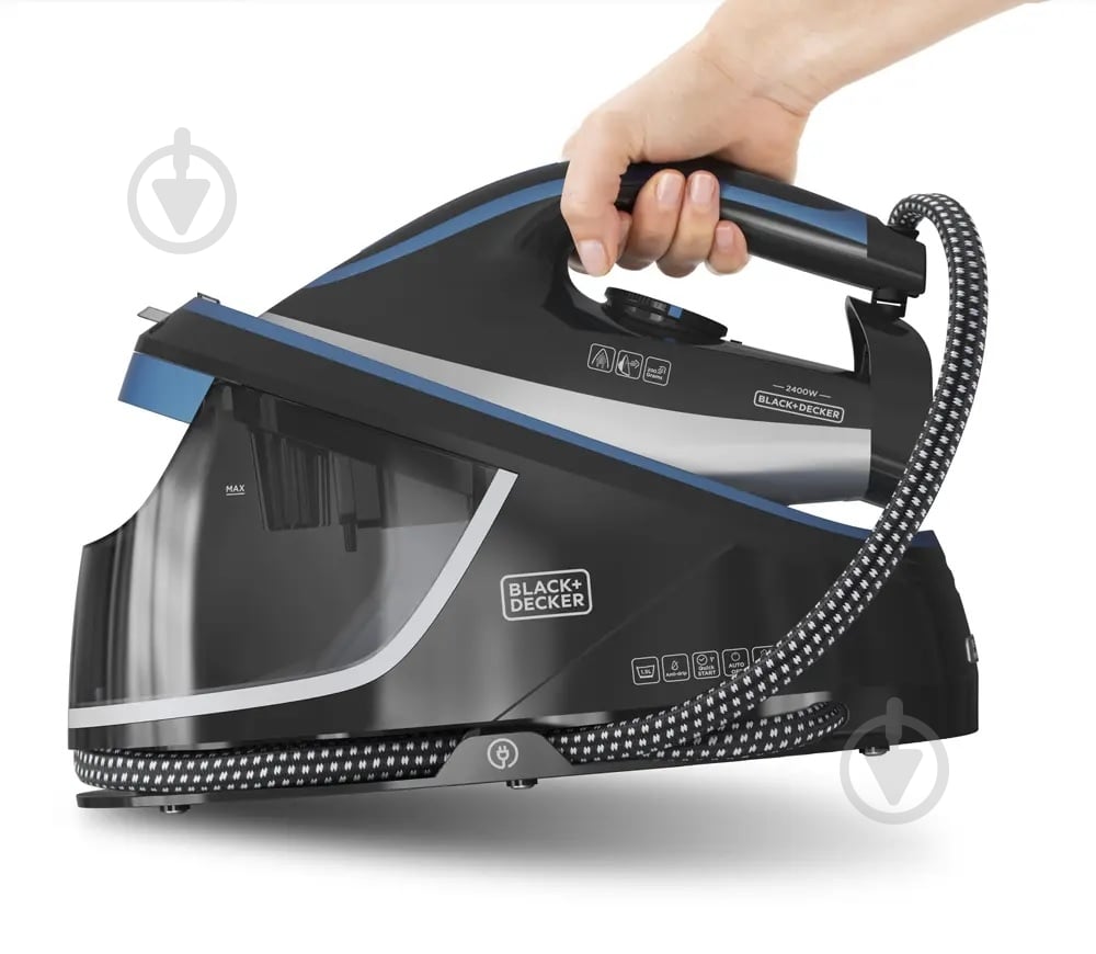 Утюг с парогенератором Black+Decker BXSS2401E - фото 7