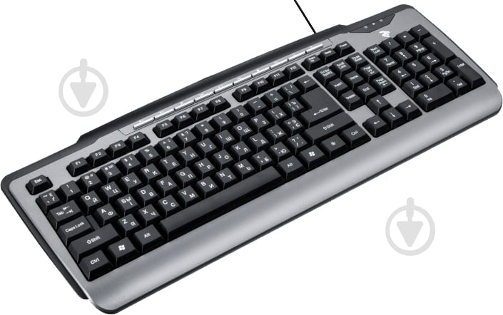 Клавиатура 2E Мультимедийная (2E-KM1010UB) Gray black - фото 1 Клавиатура 2E Мультимедийная (2E-KM1010UB) Gray black - фото 1