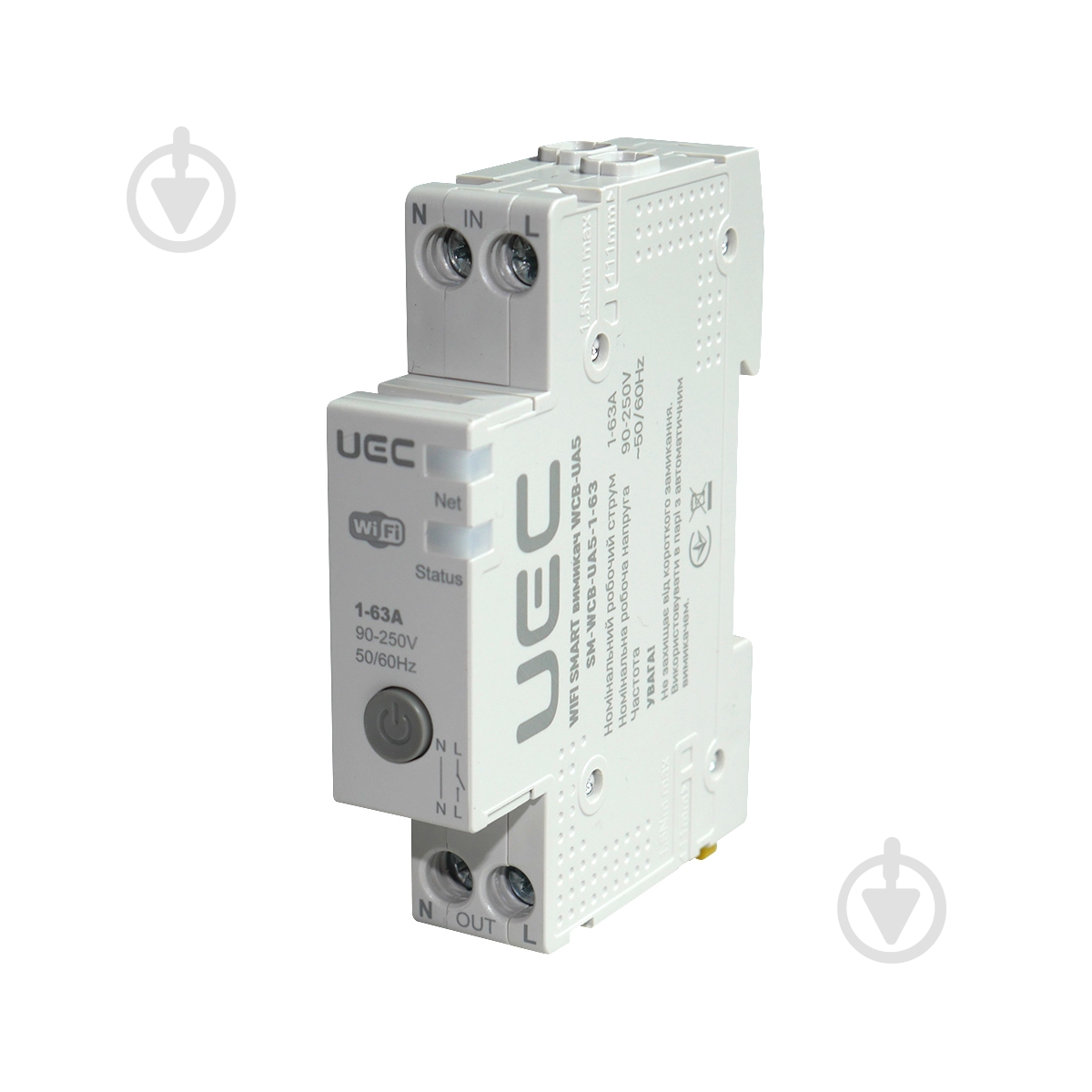Умный выключатель UEC ZIGBEE SMART белый - фото 1