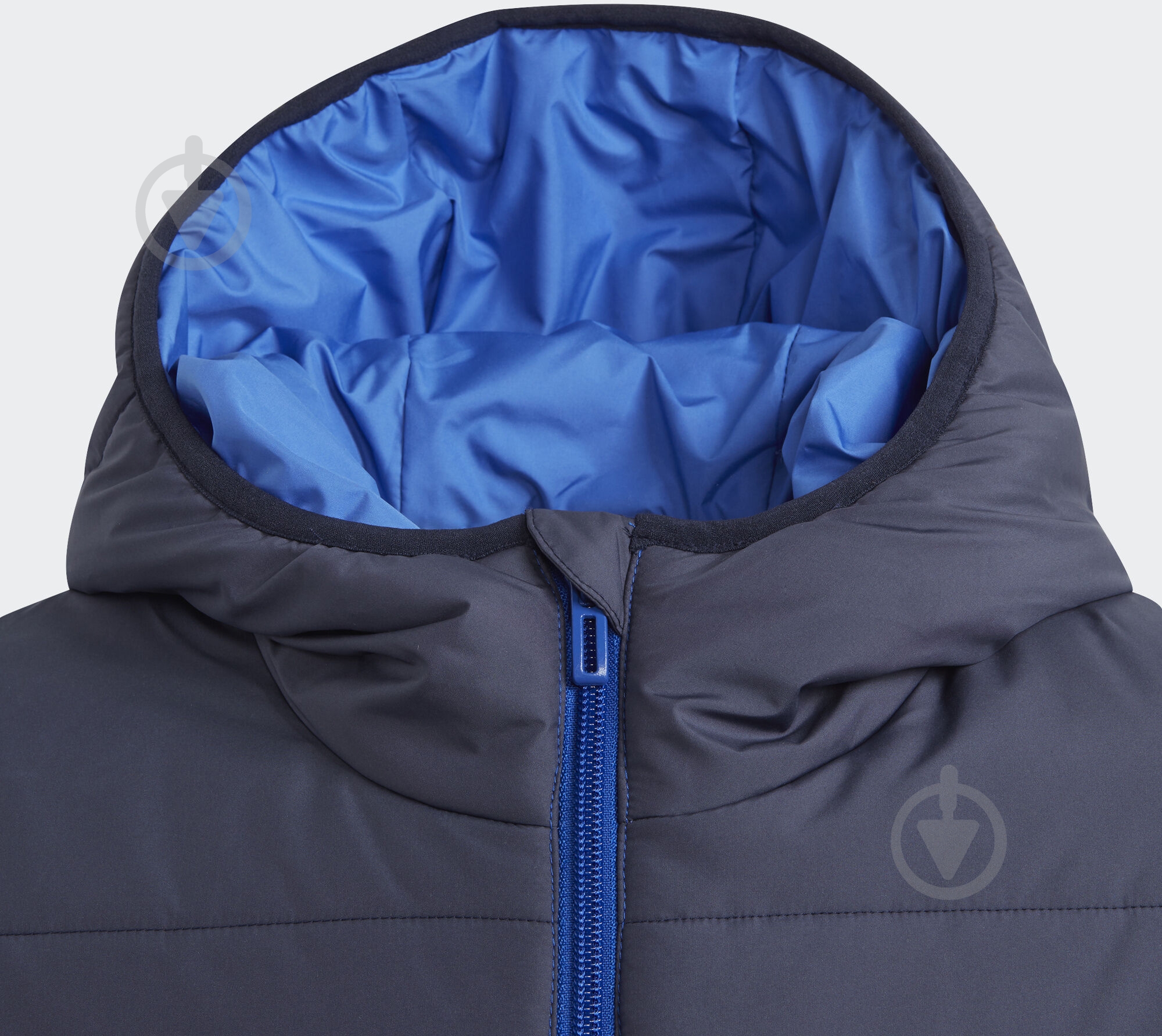 Куртка зимняя Adidas YK J PADDING GG3718 голубая - фото 3