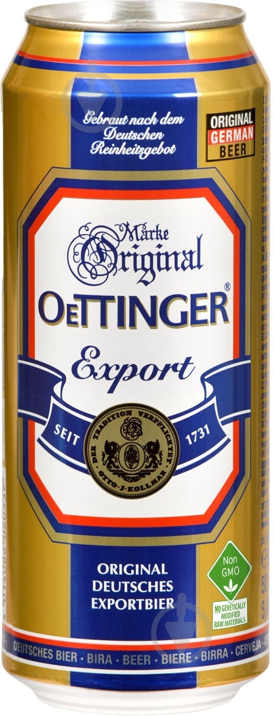 Пиво Oettinger Export 500 мл - фото 1