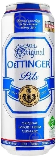 Пиво Oettinger Pils 500 мл - фото 1