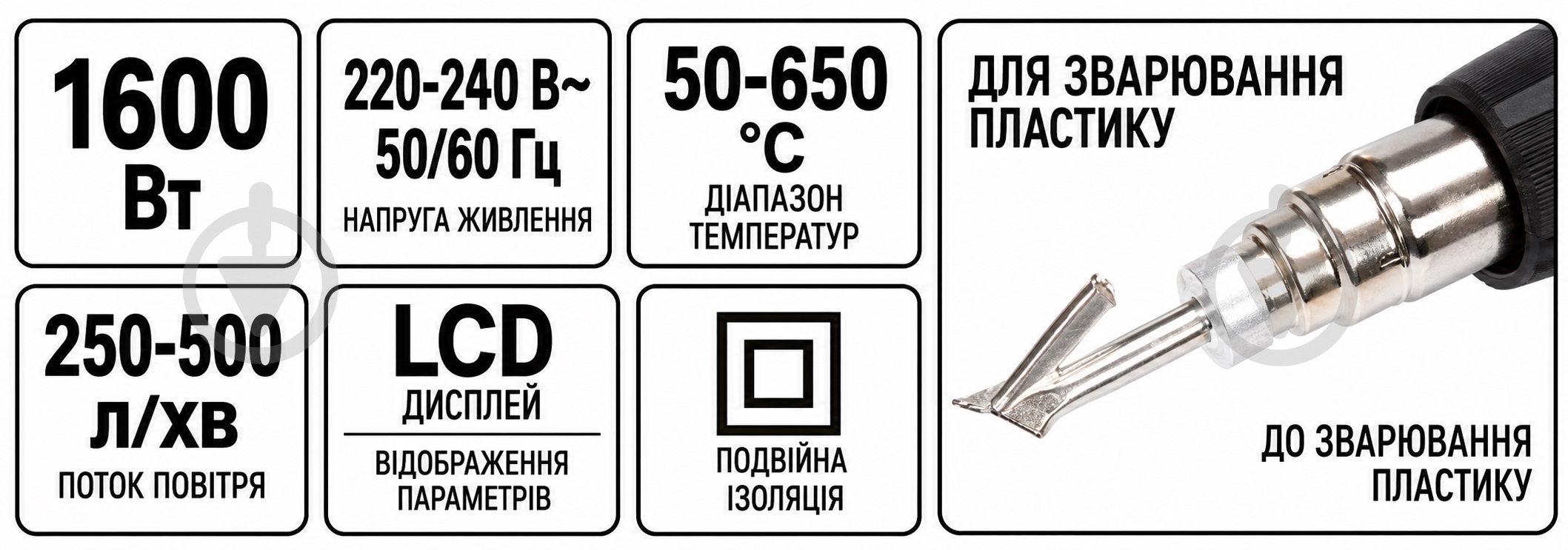 Фен строительный YATO YT-82296 - фото 8