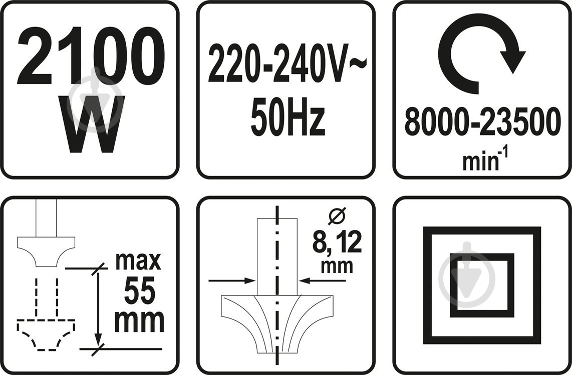 Фрезер YATO YT-82380 - фото 4