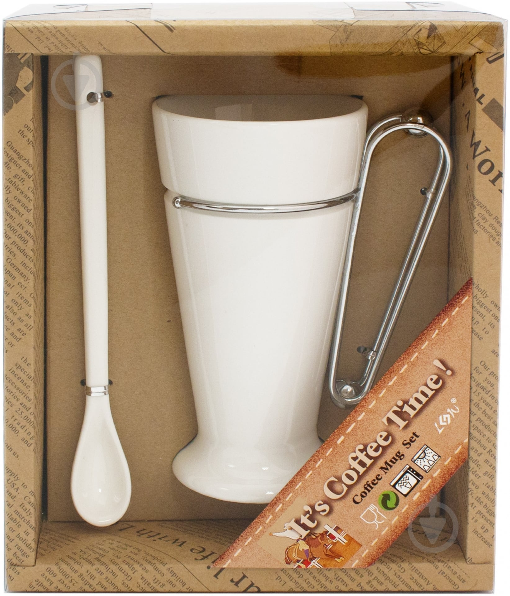 Чашка с ложкой 280 мл GR8160 1372 - фото 2